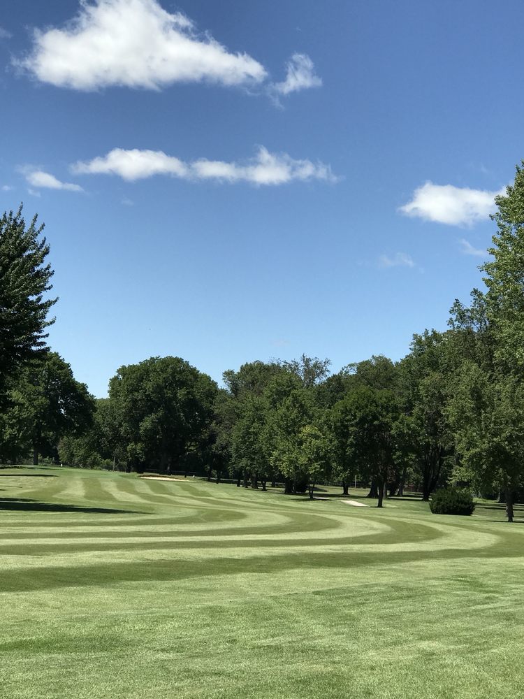 Manicured golf course